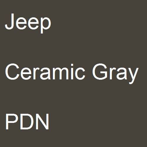 Jeep, Ceramic Gray, PDN.